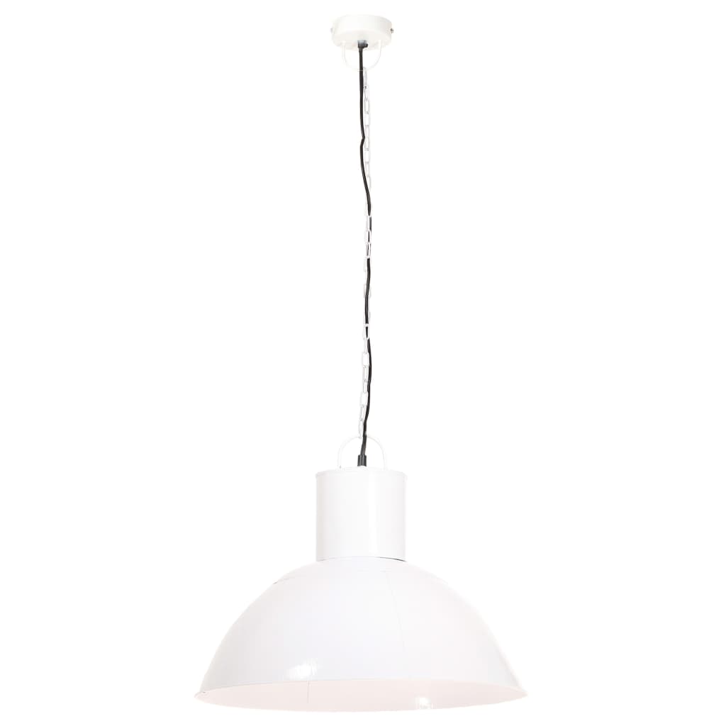 Lampada sospesa Vidaxl intorno a 25 W E27 48 cm bianco