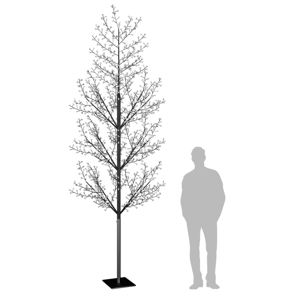 Vidaxl Árbol de Navidad 1200 LED CHERRY CHERRY BLOSSOM 400 cm