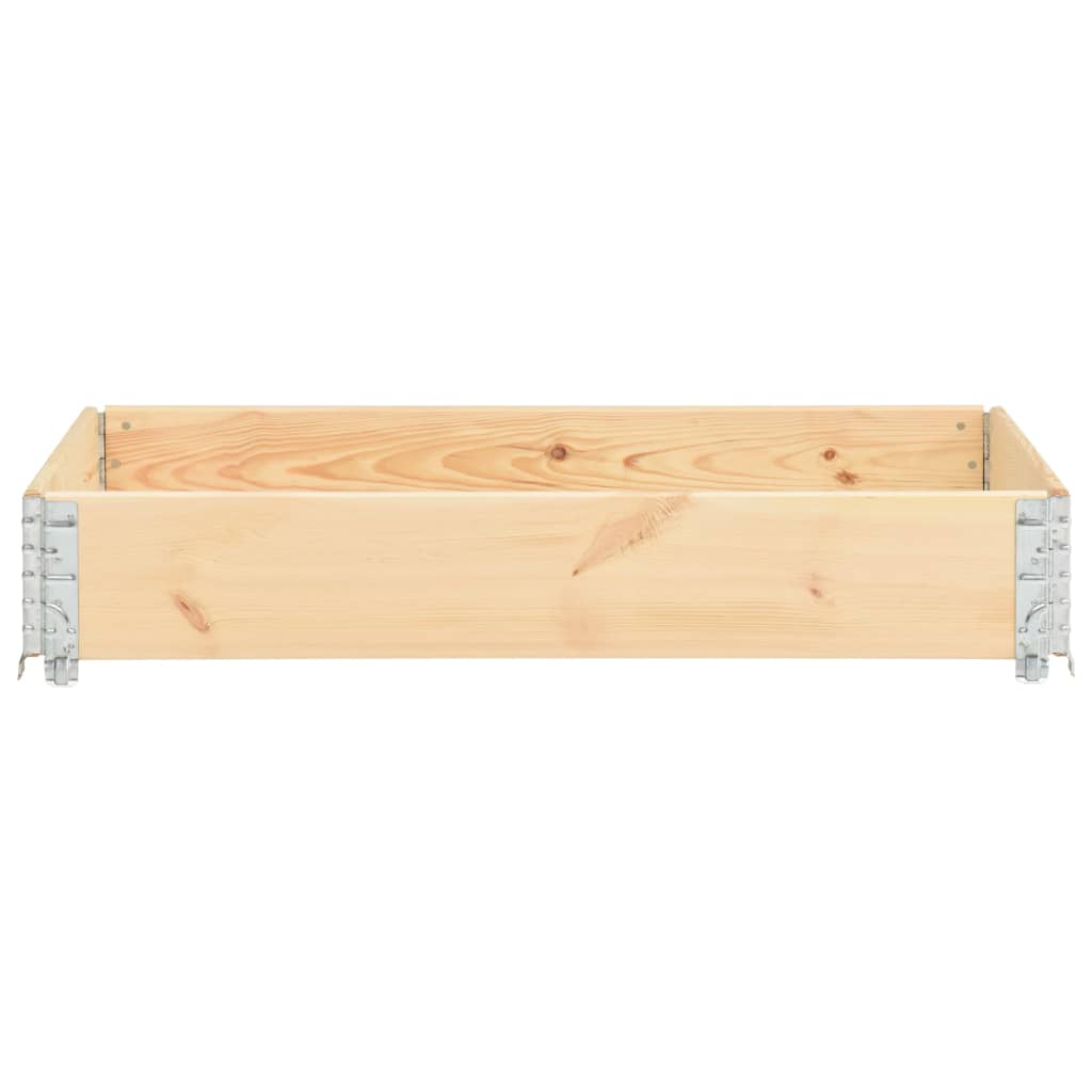 Vidaxl Planter elevado 80x120 cm de pino sólido