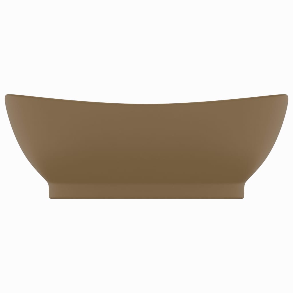Vidaxl Washbasin con crema de cerámica de cerámica de 58.5x39 cm