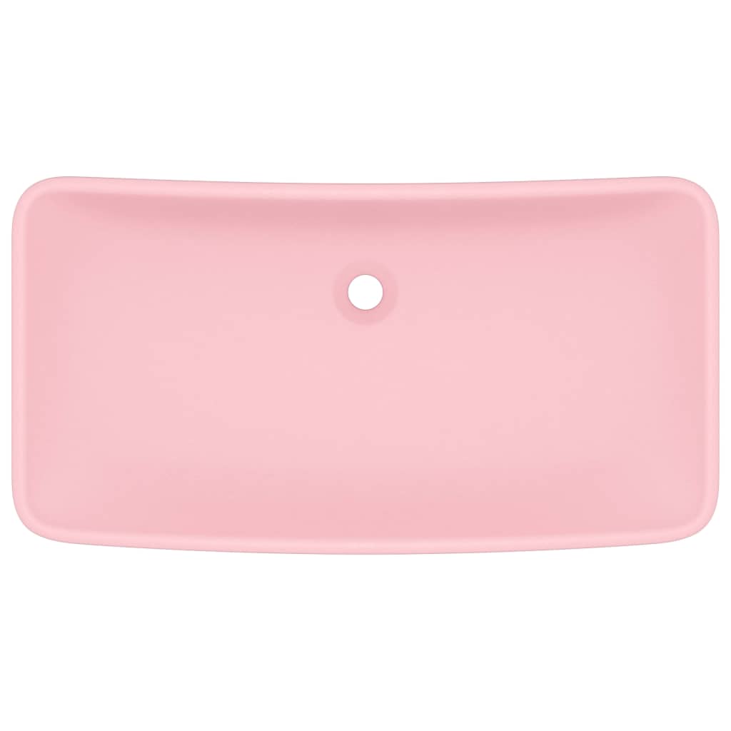 Vidaxl Washbasin Rectangular 71x38 cm de cerámica Matpown