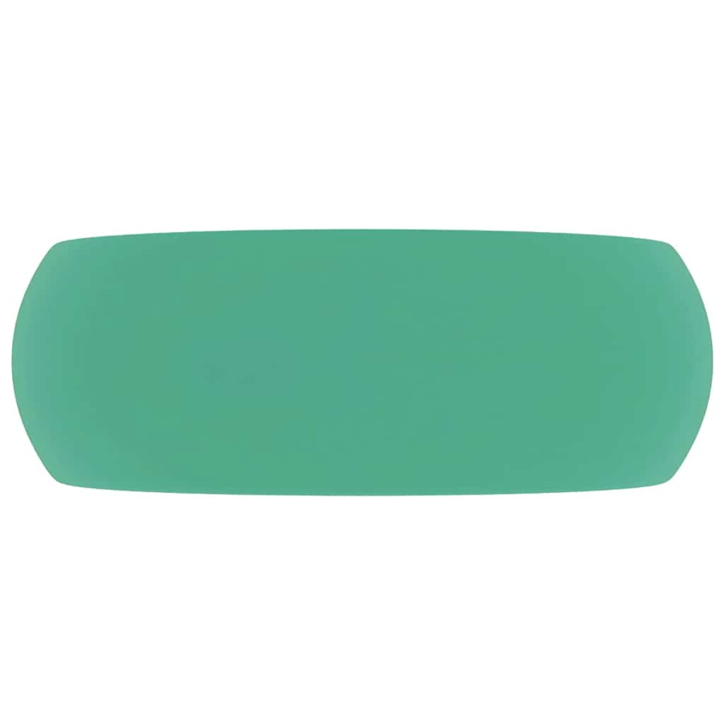 Vidaxl Washbasin Round 40x15 cm Cerámico Matt Light Green