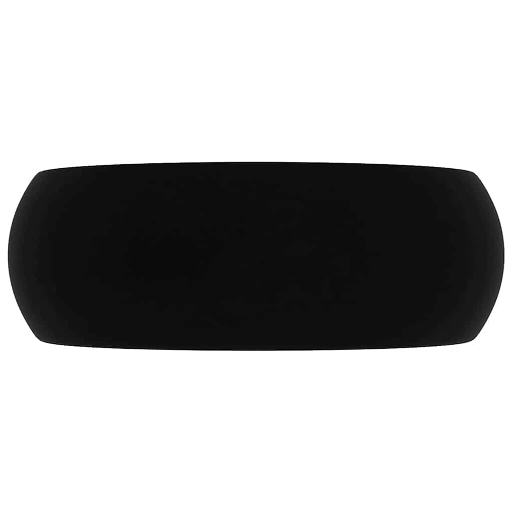 Vidaxl Washbasin alrededor de 40x15 cm de cerámica mate negro