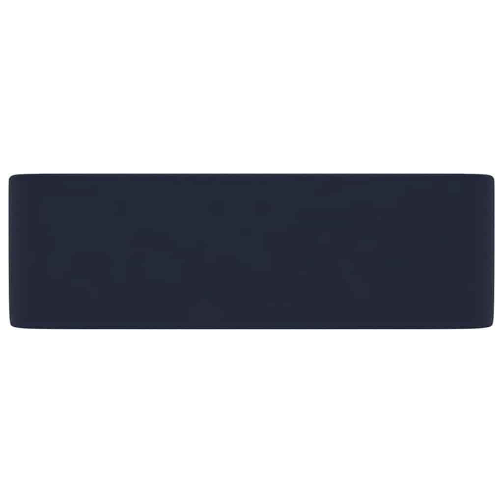 Vidaxl Washbasin 41x30x12 CM Mat de cerámica azul oscuro