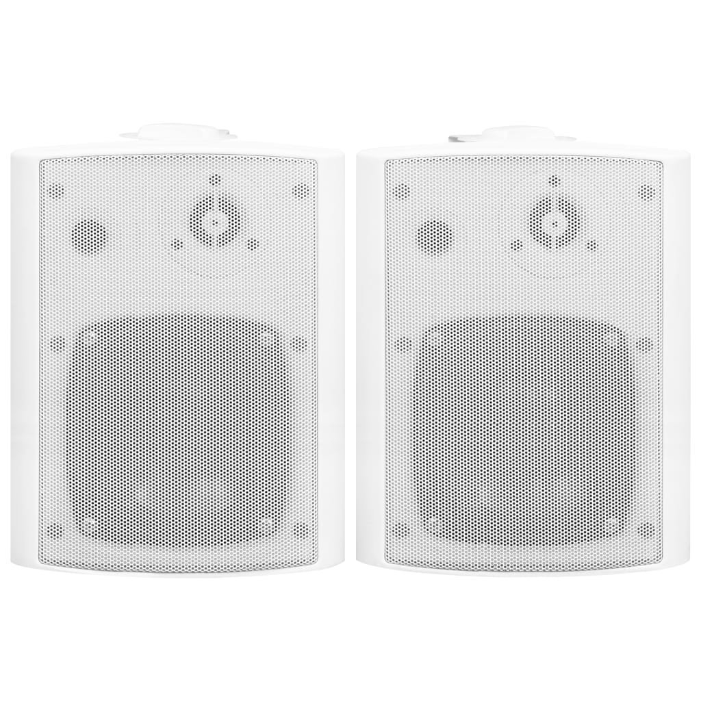 Vidaxl stereoluidsprekers wandgemonteerd 2 st 100 w wit