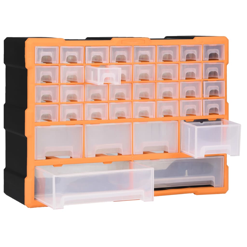 Organizador de Vidaxl con 40 cajones 52x16x37.5 cm