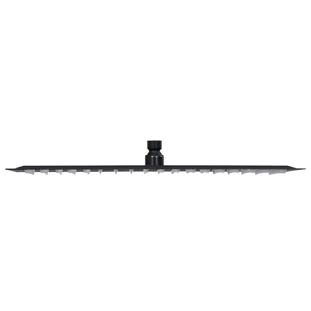 Vidaxl Rain Shower Head Square 50x50 cm in acciaio inossidabile nero