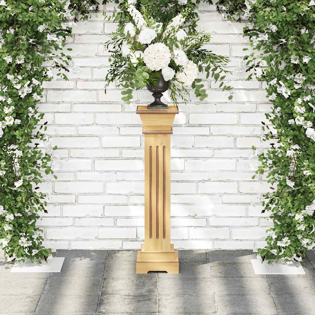 Vidaxl Plant Standard Classic Column Square 17x17x66 CM MDF Wood