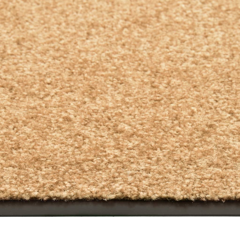 VIDAXL ROORMAT lavabile 60x90 cm Crema