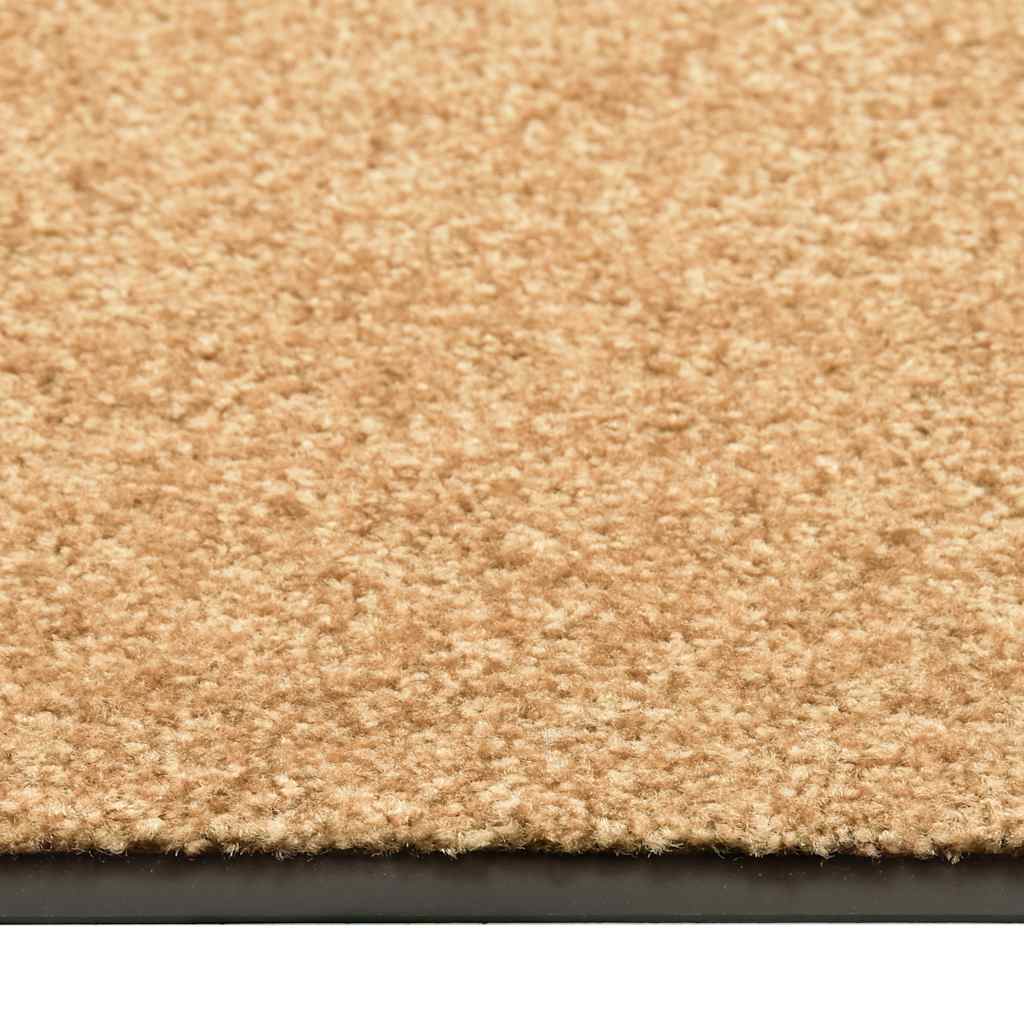 VIDAXL ROORMAT lavabile 90x150 cm Crema