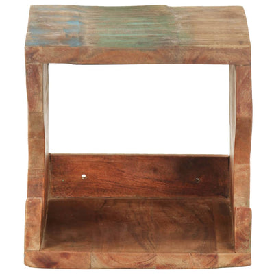 Vidaxx Portabicicletas de pared 35x25x25 cm madera maciza reciclada