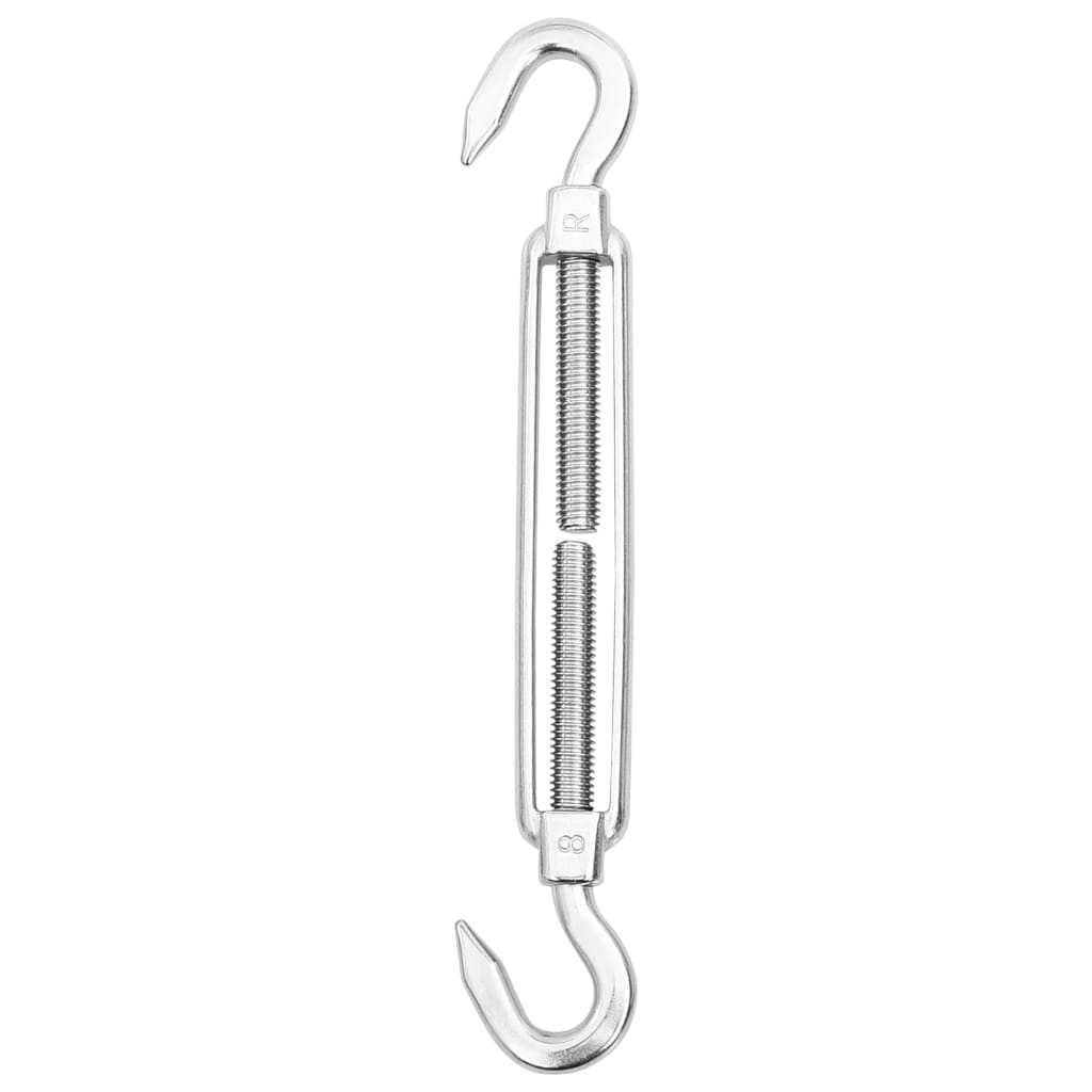Set di accessori per parasole VidaXL da 12 pezzi in acciaio inossidabile