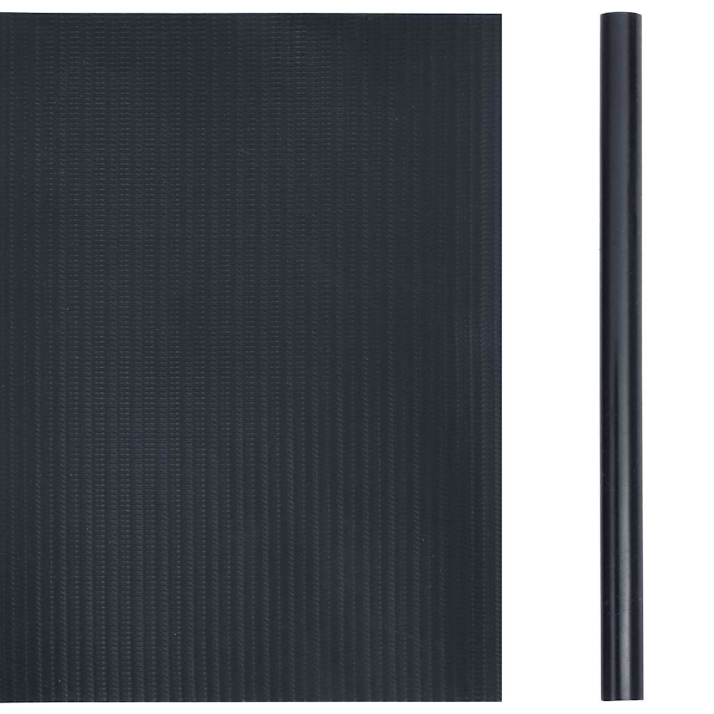 Vidaxl Garden Schermate 4 ST 35x0.19 M PVC Matt Grigio scuro