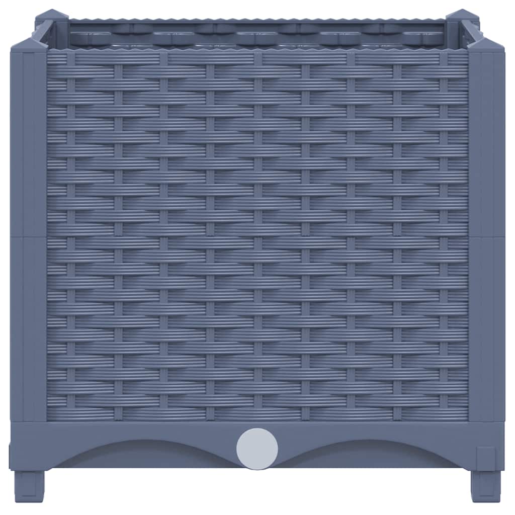 Vidaxl Planter elevado 40x40x38 cm de polipropileno