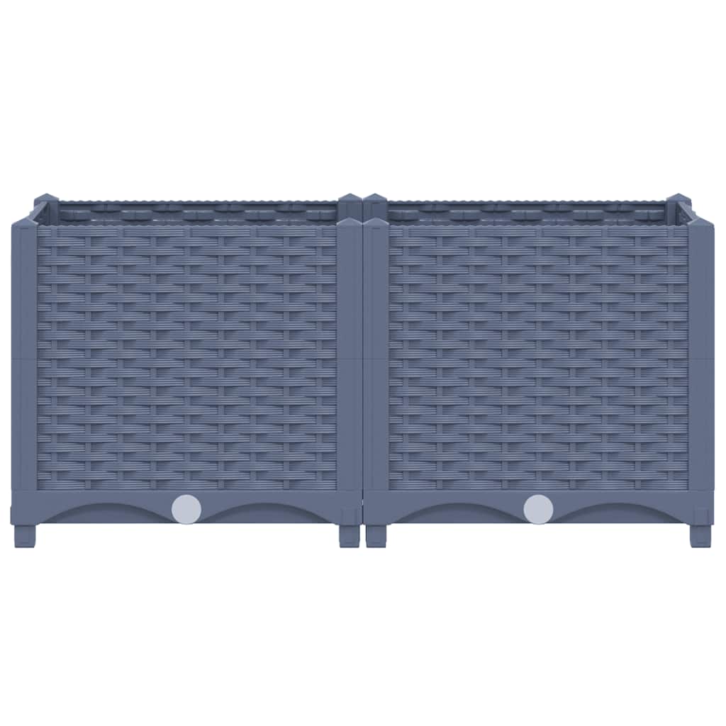 Vidaxl Planter Insertar 80x40x38 cm de polipropileno