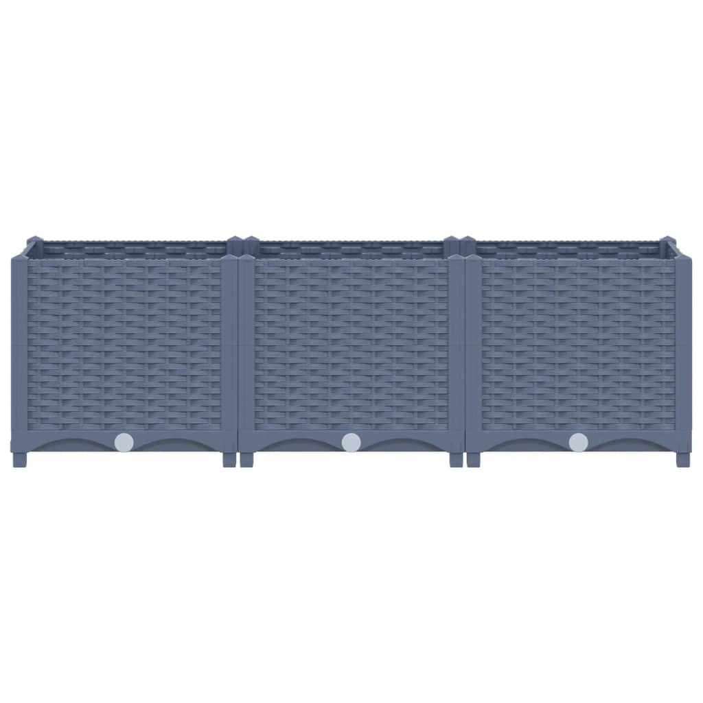 Fiotrice Vidaxl ha raccolto polipropilene 120x40x38 cm