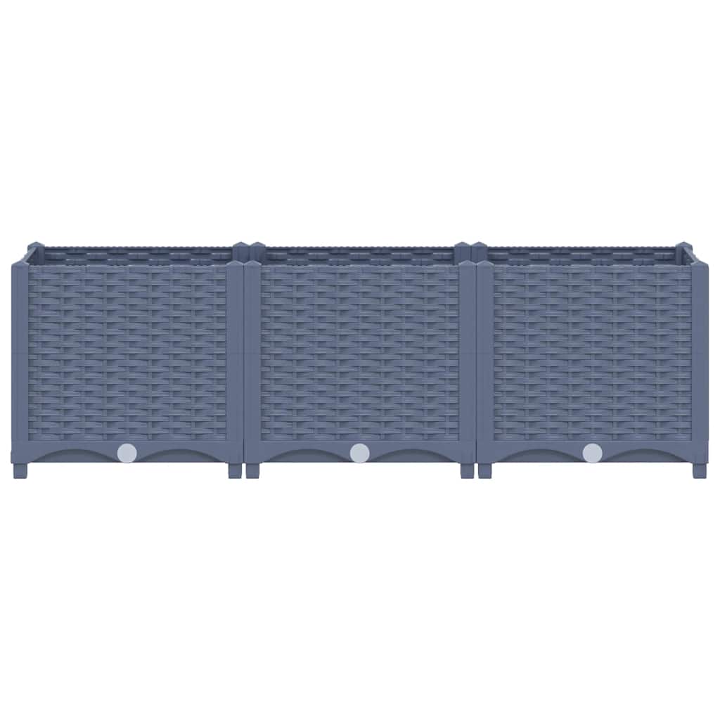 Fiotrice Vidaxl ha raccolto polipropilene 120x40x38 cm