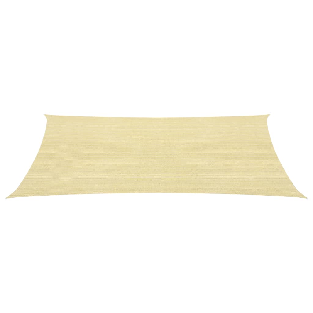 Vidaxl Zonnezeil 160 g m² 2x5 M HDPE BEIGE