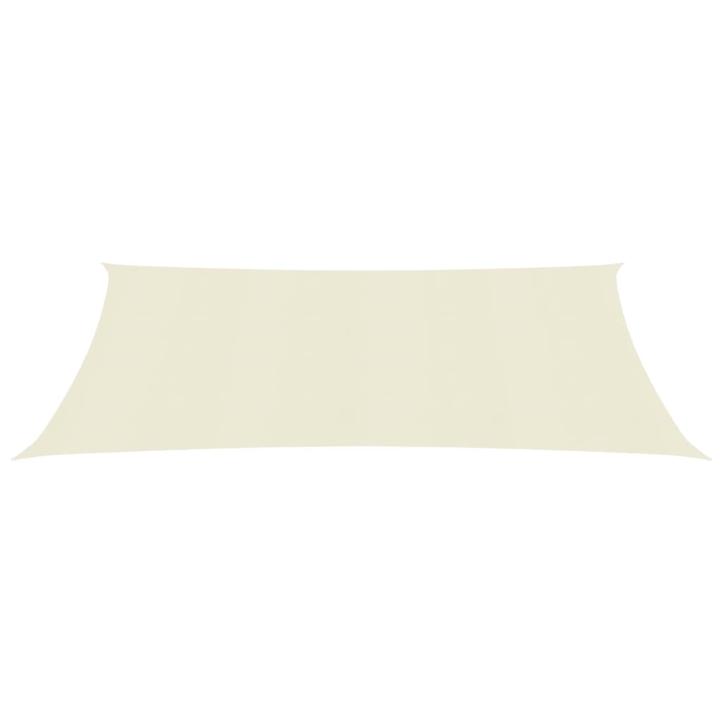Vidaxl Zonnezeil 160 g m² 5x8 m HDPE CRAME COLORED