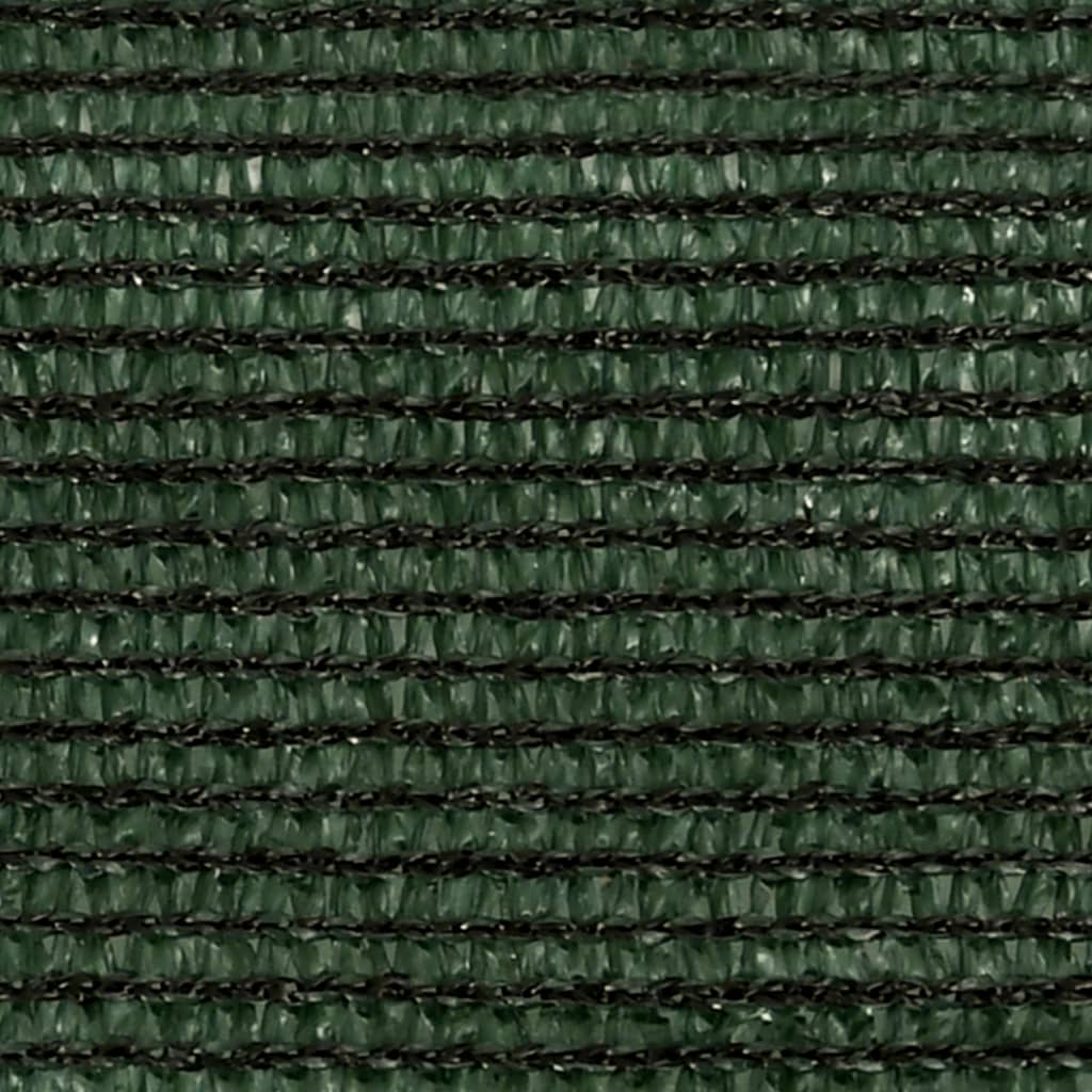VidaXL Zonnezeil 160 g m² 2x4 m HDPE donkergroen