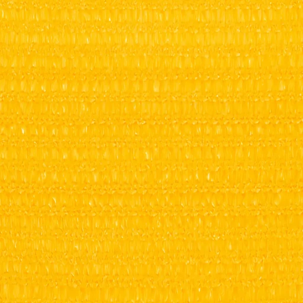 VidaXL Zonnezeil 160 g m² 2x2 m HDPE geel