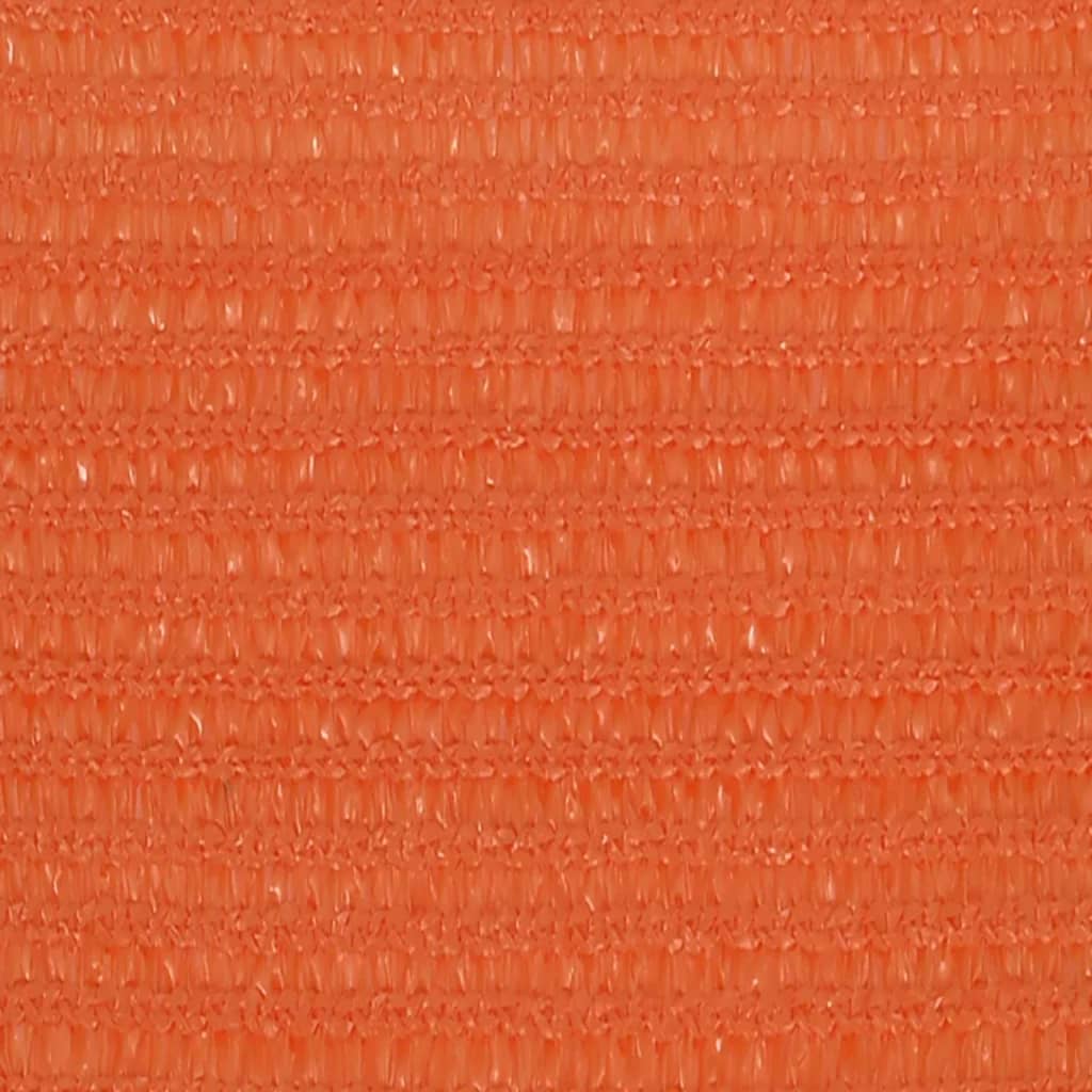 Vidaxl Zonnezeil 160 g m² 2x4.5 M HDPE Oranje