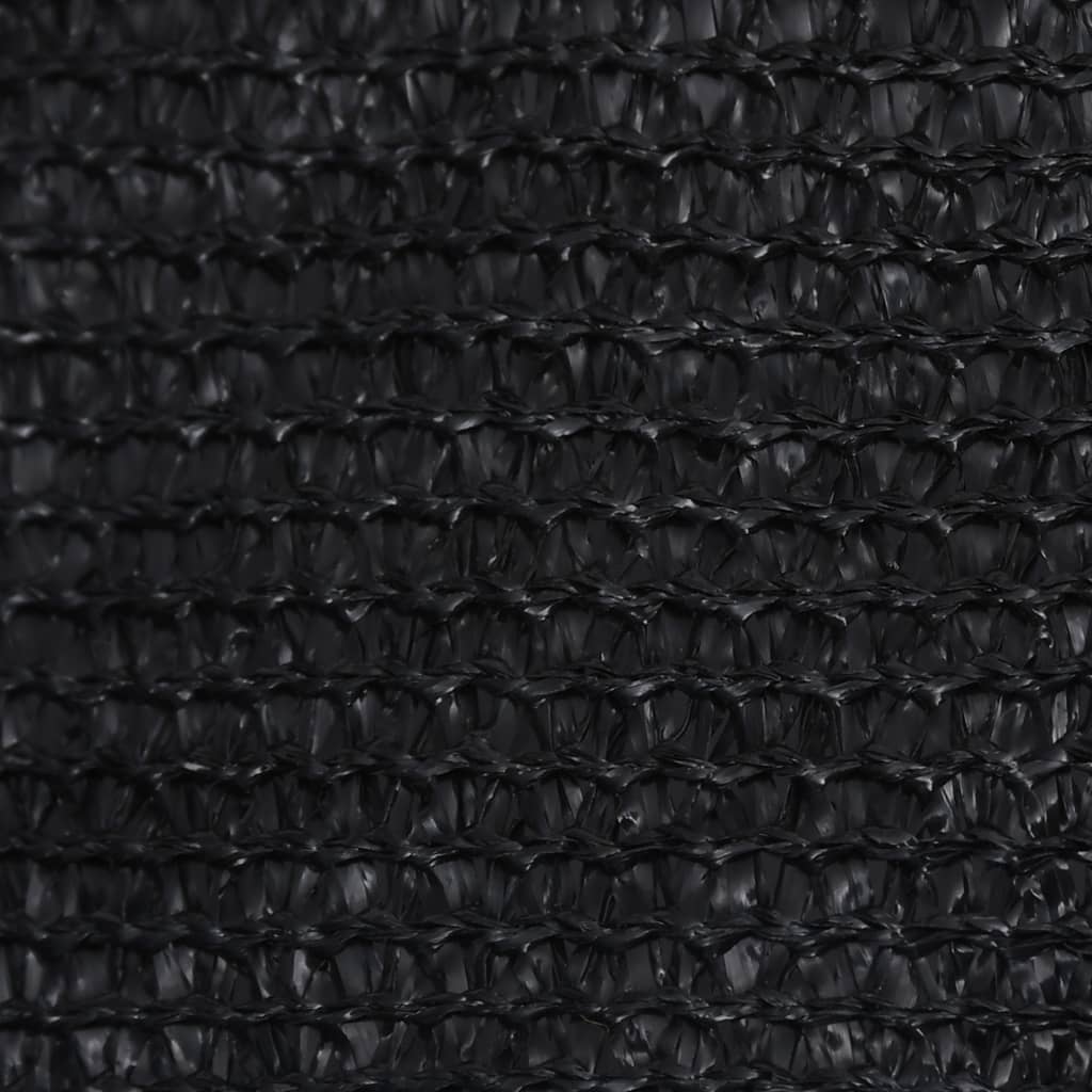 Vidaxl zonnezeil 160 g m² 3x3x3 m hdpe zwart