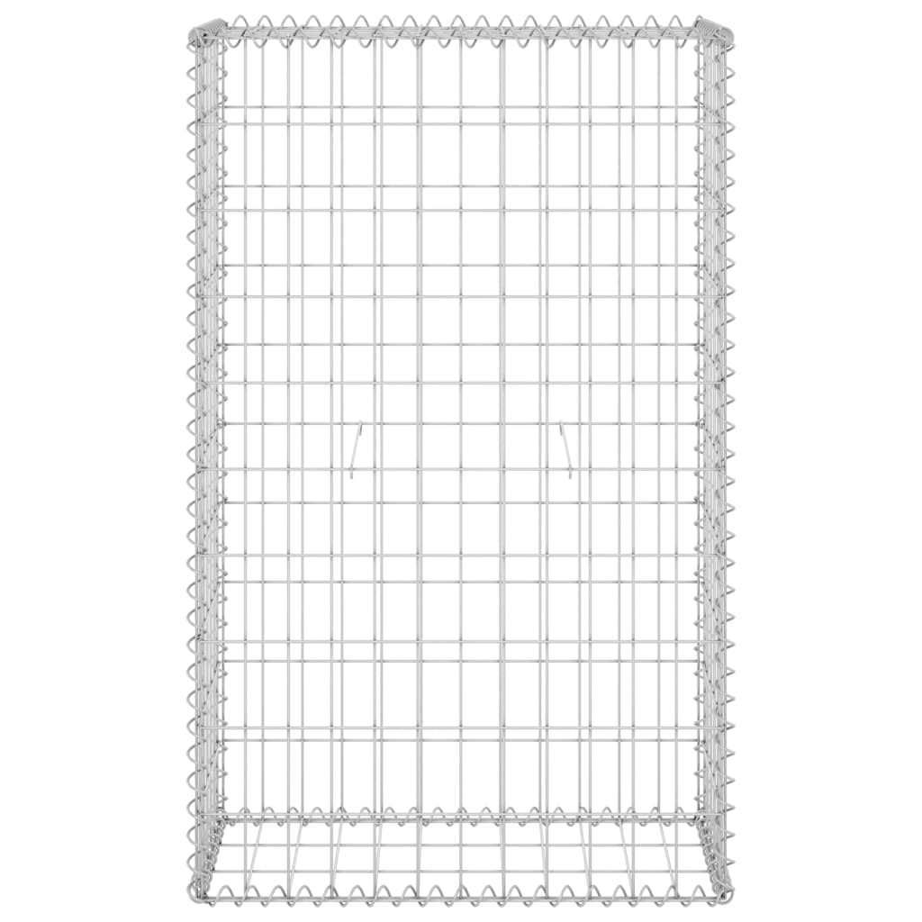 Muro de Vidaxl Schanskorf con tapas 60x30x100 cm de acero galvanizado