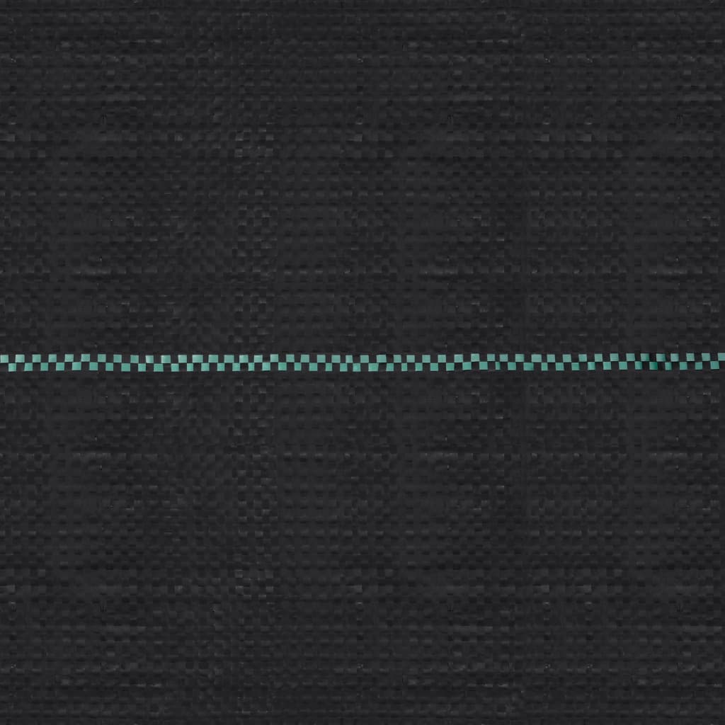 VIDAXL CARROT Cloth 2x50 m PP nero