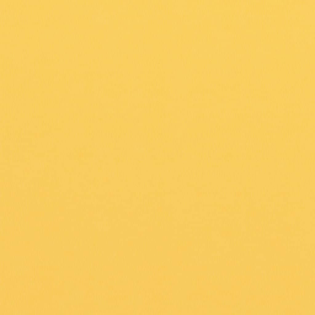 Vidaxl Balcony Schermata 120x500 cm tessuto Oxford giallo