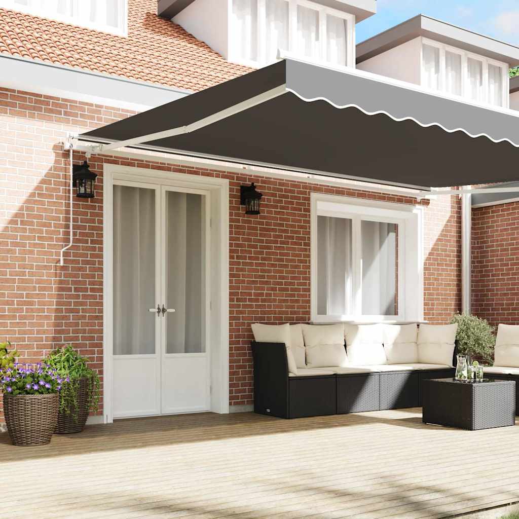 VidaXL cornice seta bianca 450×300 cm alluminio