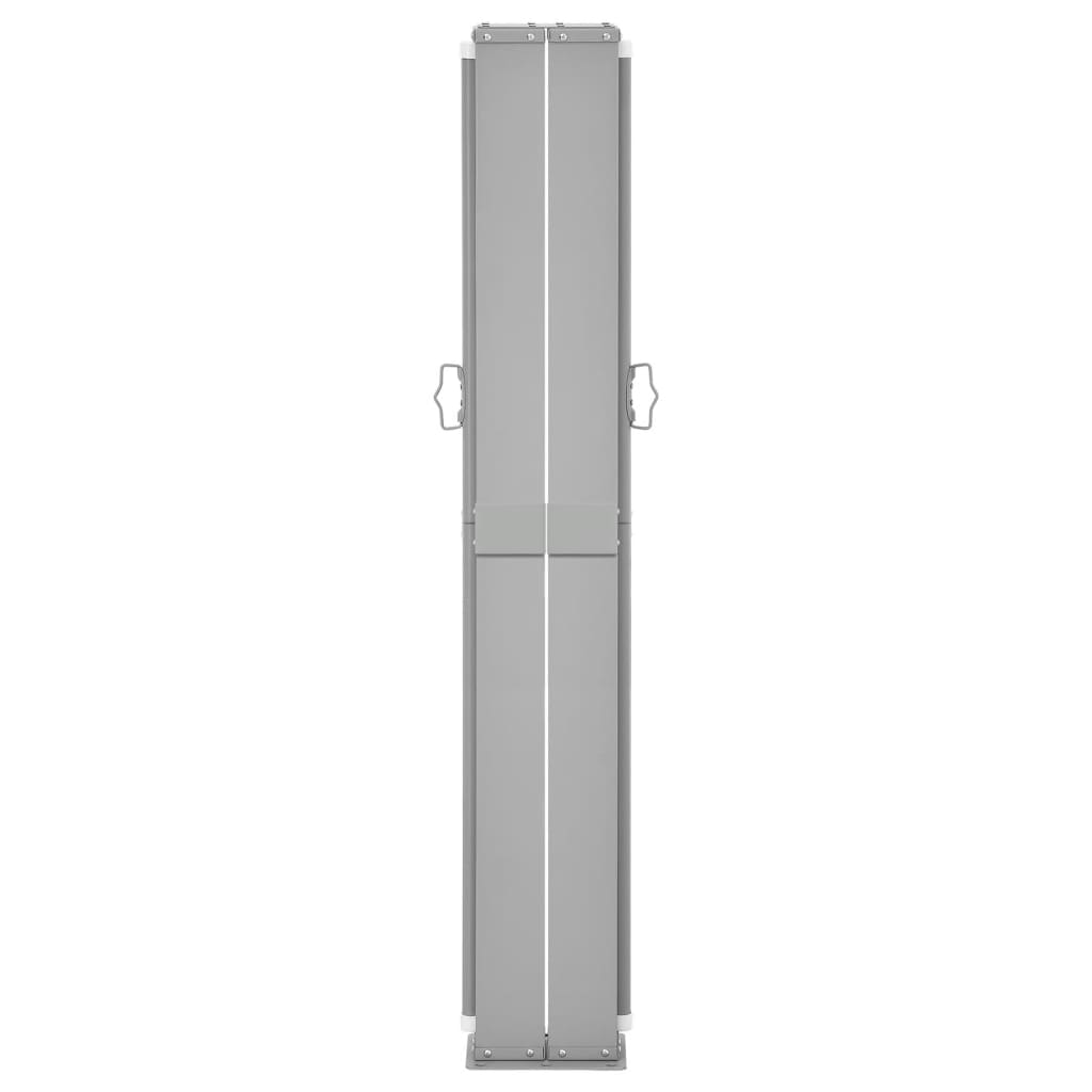 Schermo del giardino Vidaxl estendibile da 140x1200 cm crema