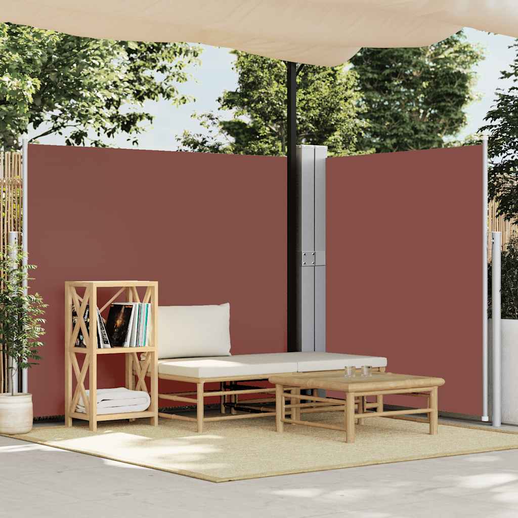 Vidaxl Garden Screen estendibile 170x1200 cm marrone