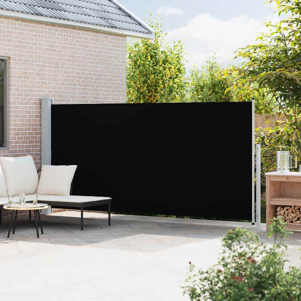 Vidaxl Garden Screen estendibile 180x500 cm nero