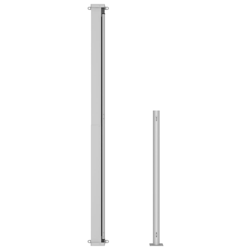 Schermo del giardino Vidaxl estendibile 200x500 cm rosso