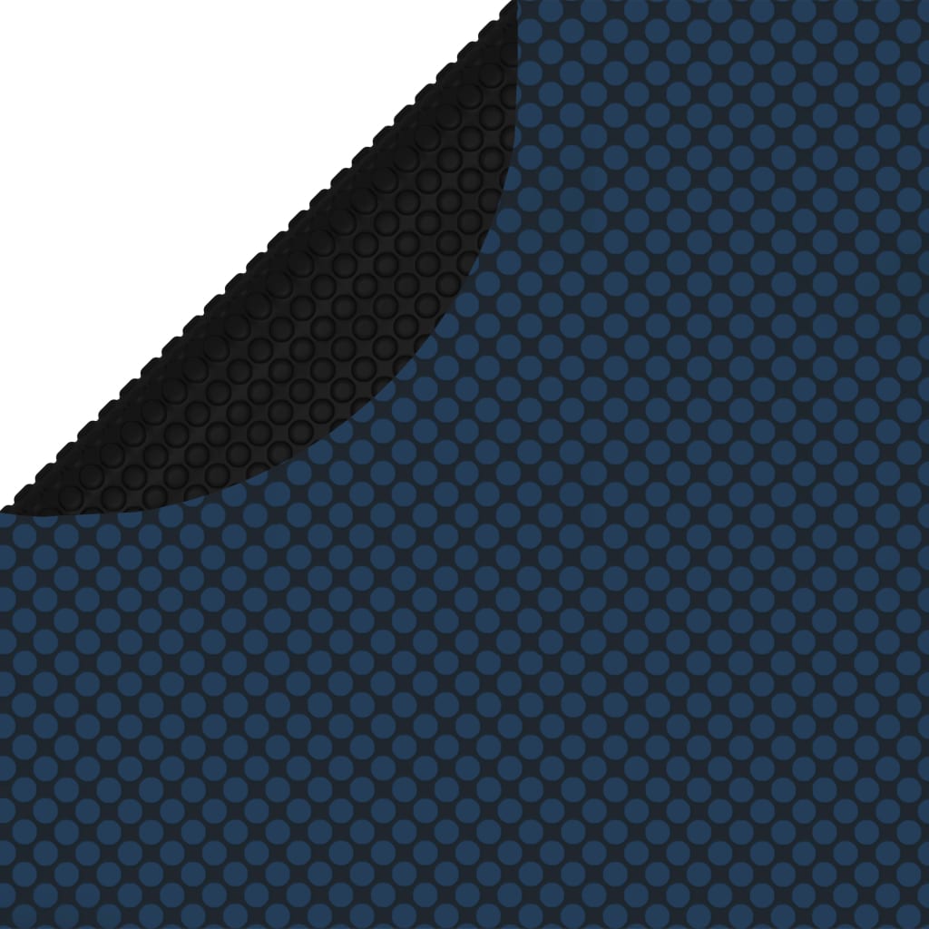 Vidaxl Piscina Foil solar flotante 300 cm PE Negro y azul