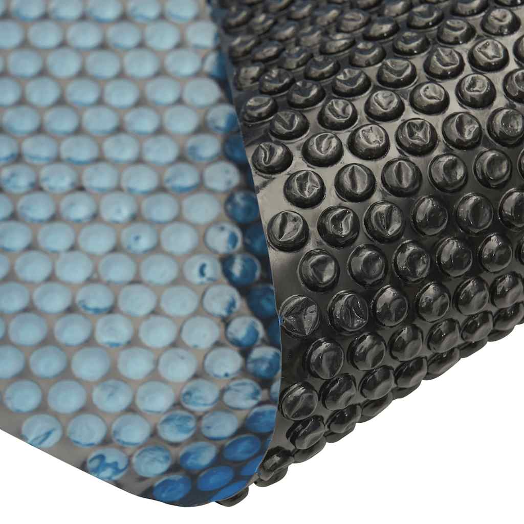 Vidaxl Foil solar flotante 500x300 cm PE Negro y azul