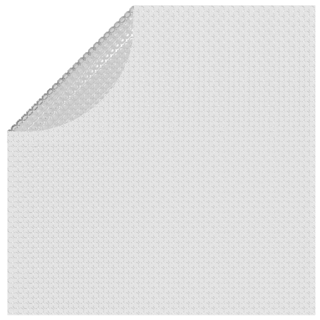 Vidaxl Foil solar flotante 381 cm PE Gray