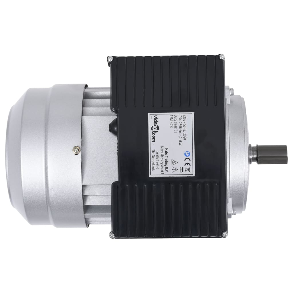 Motore elettrico Vidaxl 1 fase 1,5 kW 2 kp 2-polig 2800 rpm in alluminio