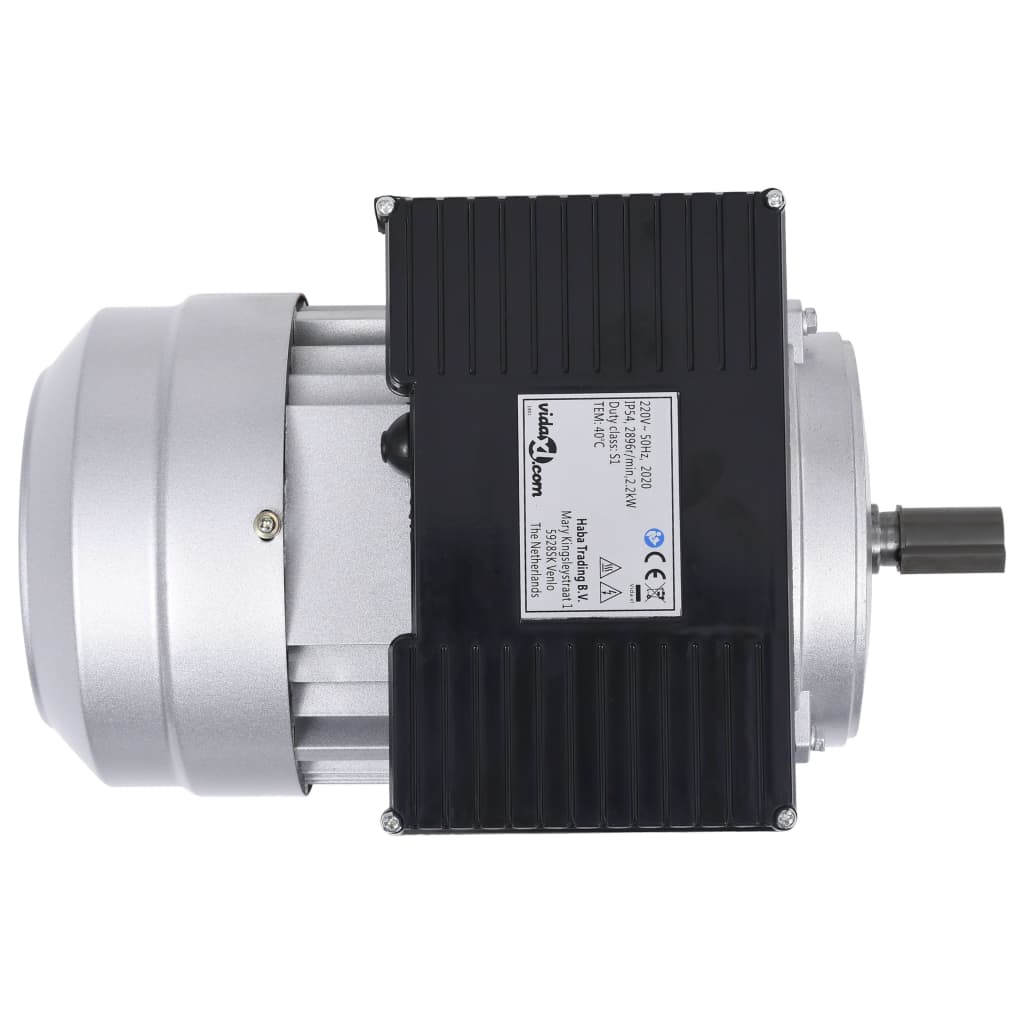 Motore elettrico Vidaxl 1 Fase 2,2 kW 3 CV 2-Polig 2800 RPM Alluminio