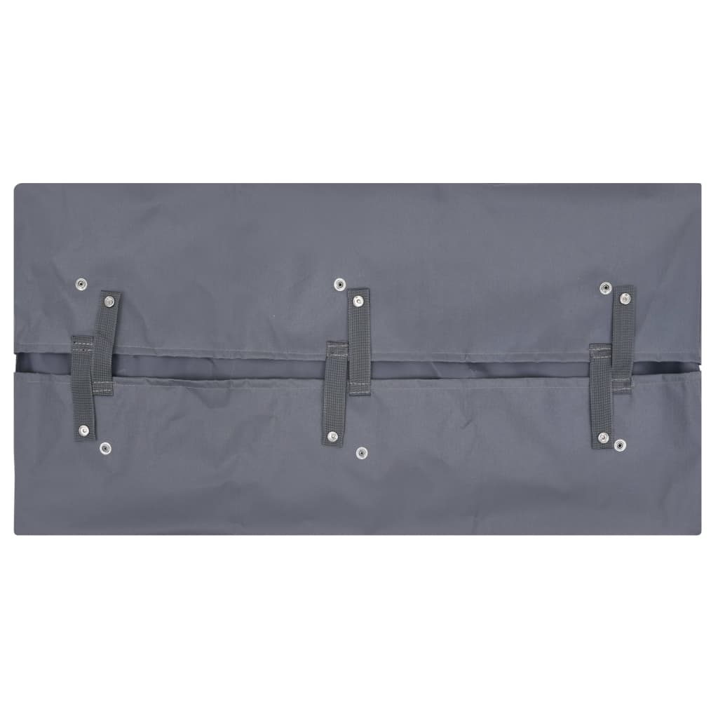 Vidaxl Travel Fronter 81x41x40 cm tessuto grigio scuro