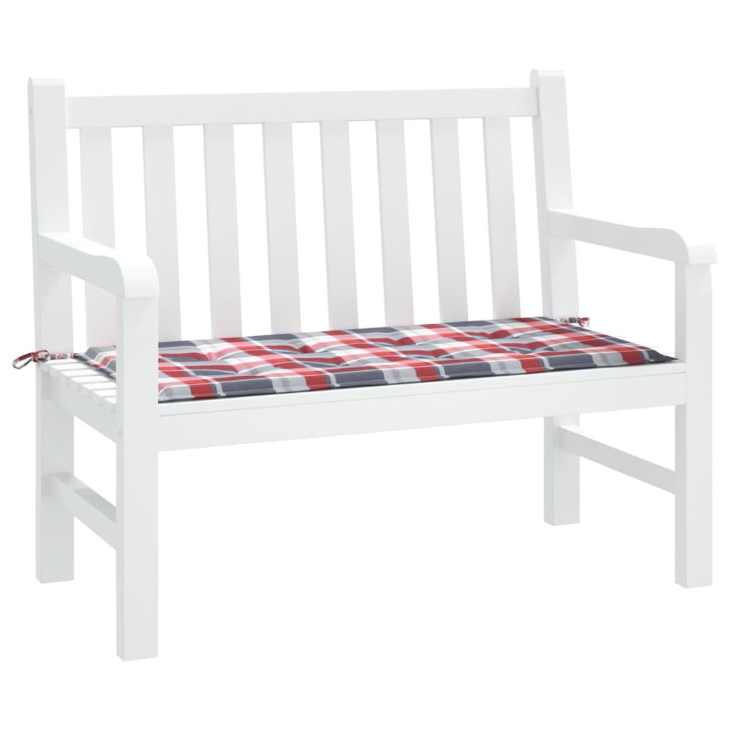 Vidaxl Garden Banch Cushion 120x50x3 cm Tessuto in tessuto Oxford Red