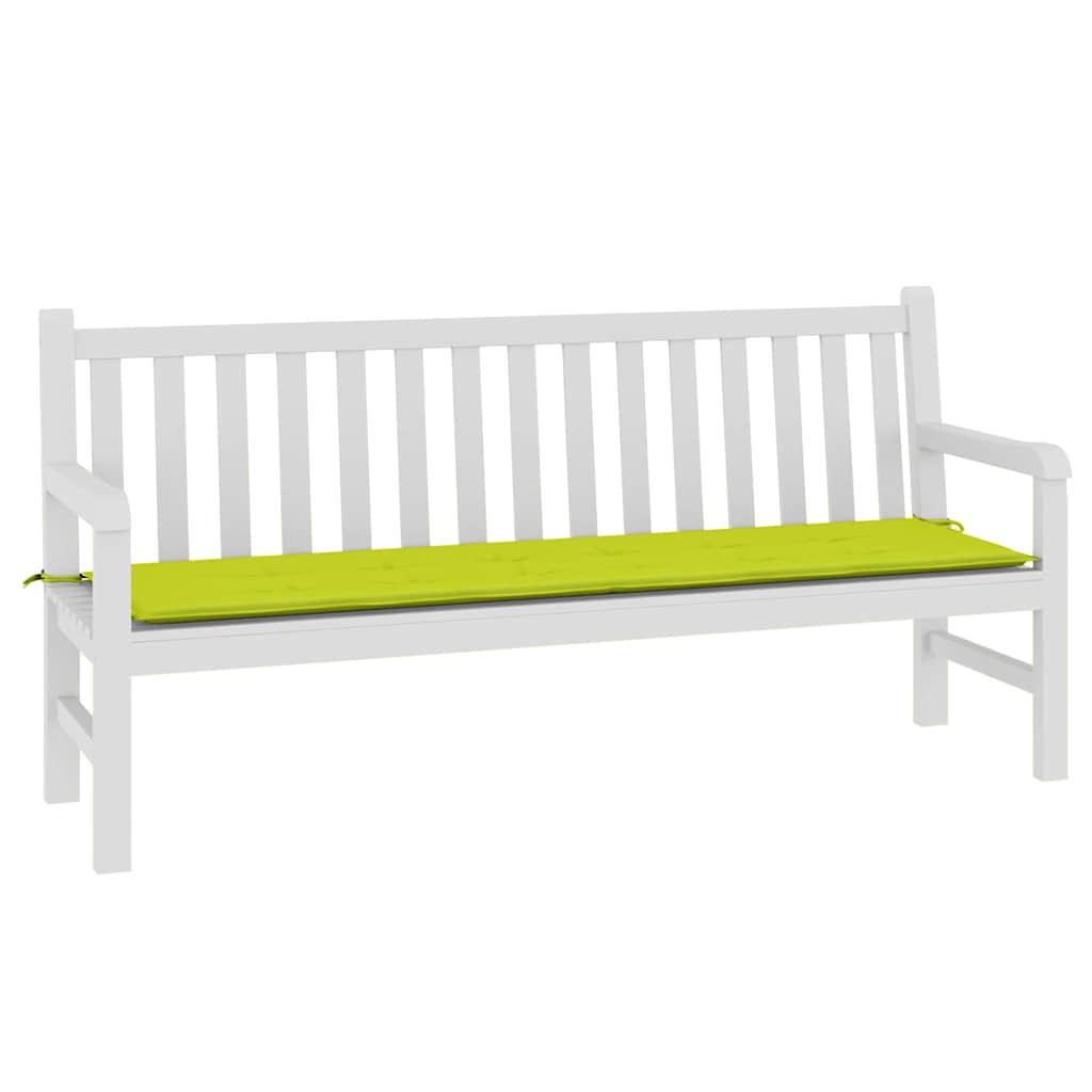 Vidaxl Garden Bench Cushion 180x50x3 CM Oxford Fabric Clear Verde