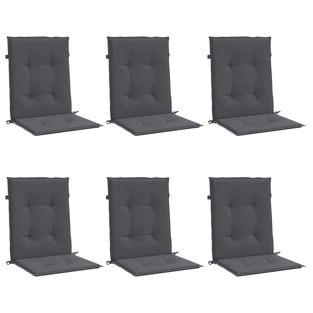 Vidaxl Garden Cushions 6 St Oxford Fabric anthracite -Collorato