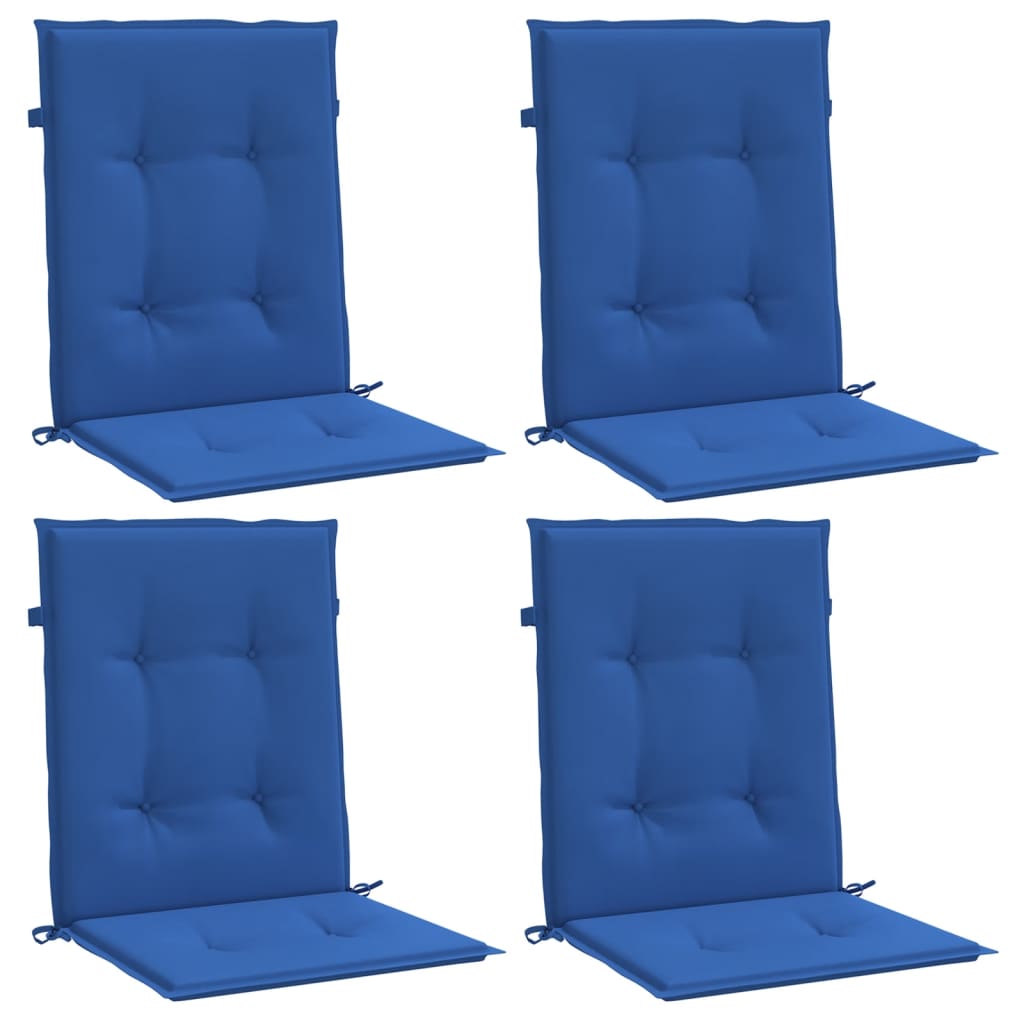 Vidaxl Garden Chair Cushions 4 pezzi 100x50x3 cm tessuto oxford blu reale
