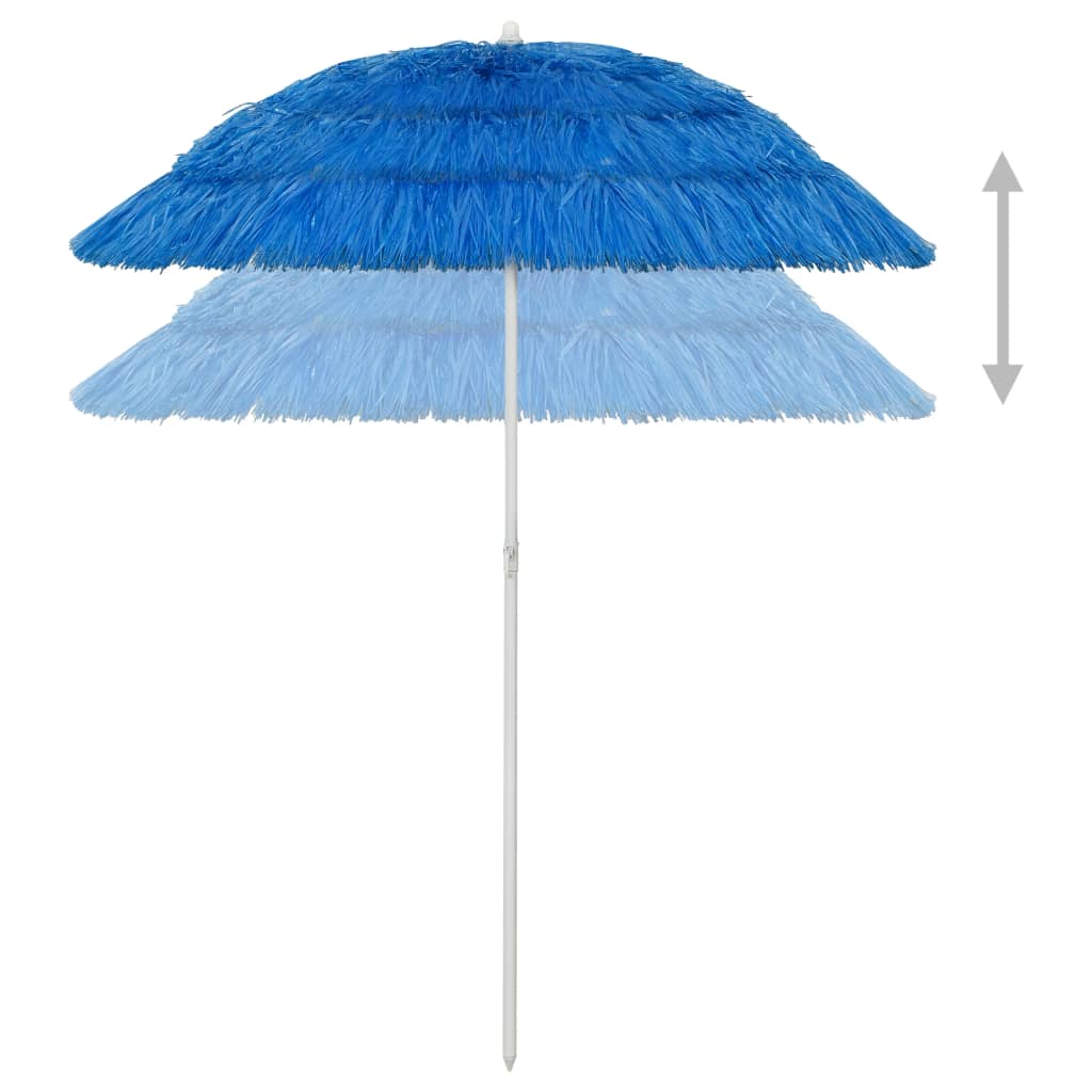 Vidaxl Strandparasol Hawaii 180 cm azul