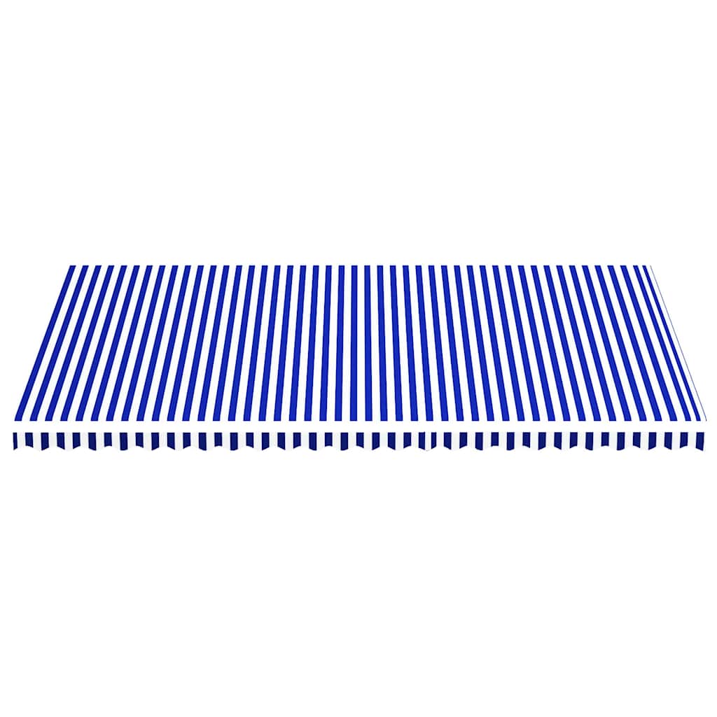 Panno sostitutivo Vidaxl per Luifel 6x3,5 m blu e bianco