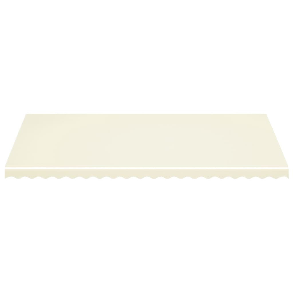 Tela de reemplazo de Vidaxl para Luifel 5x3.5 m Cream -Colored