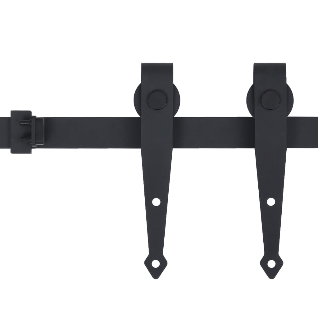 Vidaxl suspensión establecida para mini -skiver puerta de acero al carbono de 152 cm