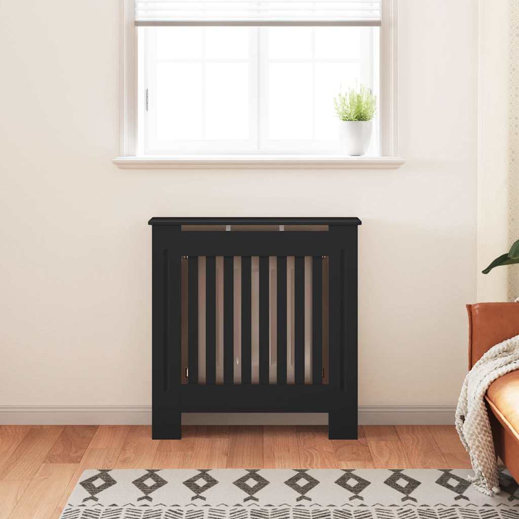 Vidaxl Radiatorom Construction 78 cm MDF nero